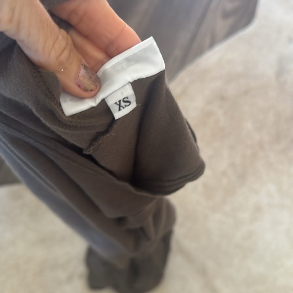 Bryn Walker taupe color Sleeveless Sheath Maxi Dress size XS with pockets - Picture 7 of 8